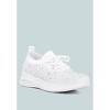 Elizha Stud Embellished Lace Up Sneakers Women - 3 of 4