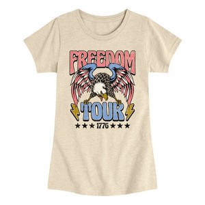 Girls' - Instant Message - Freedom Tour 1776 Fitted Short Sleeve Graphic T-Shirt - 1 of 4