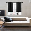 PiccoCasa Window Rod Pocket Valance Thermal Insulated Curtain Panels 2Pcs - 2 of 4