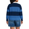 Lands' End Women's Drifter Rugby with Woven Collar Sweater - 2 of 3