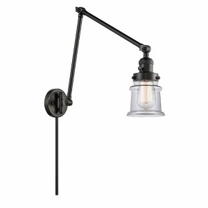 Canton - 1 Light Double Extension Swing Arm Wall Sconce In Industrial Style-30 Inches Tall and 8 Inches Wide - 1 of 1