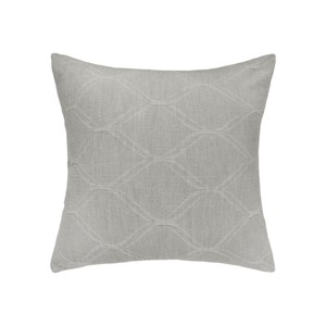EY Essentials 26" x 26" Elaine Stone Cotton Euro Sham - Machine Washable - 1 of 4