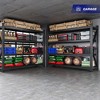 Mlezan Heavy Duty Shelves: 3000/5000 LBS Capacity, Black Metal Adjustable Storage for Garage or Warehouse. 48"W/71"W Industrial Shelving Unit. - 3 of 4