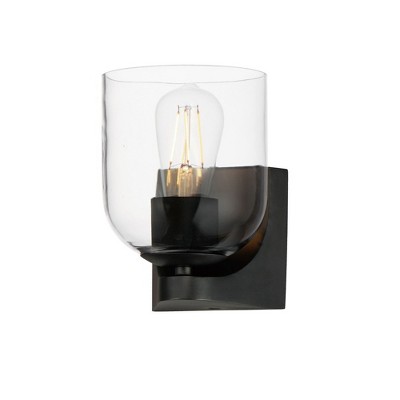 Maxim Lighting Scoop 1 - Light Vanity in  Black