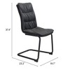 Zuo Sharon Dining Chair (Set of 2) Vintage Black - 4 of 4