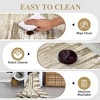 Machine Washable Rug Non Slip - Modern Abstract Low Pile Carpet for Living Room & Bedroom - 2 of 4