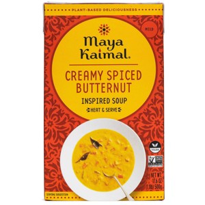 Maya Kaimal Creamy Spiced Butternut Plant Based Soup - 17.6oz - 1 of 4