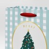Merry Christmas Tree on Plaid Cub Christmas Gift Bag - Wondershop™ - 3 of 3