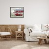 Stupell Industries Red Truck Floral Country Meadow Black Framed Giclee Art - 2 of 4