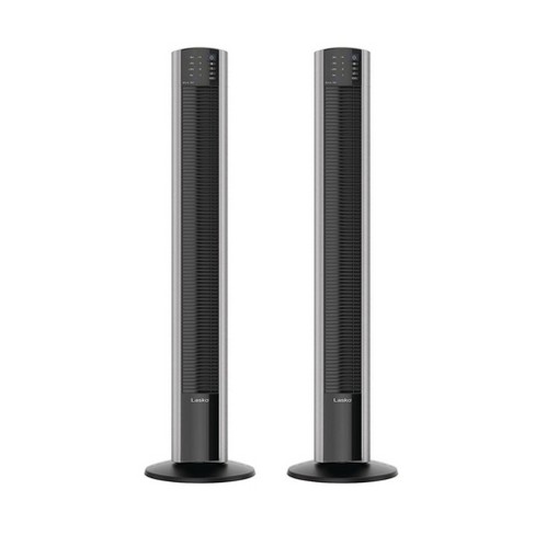 Lasko Xtraair 48 In. Tower Home Fan Air Ionizer With Remote Control (2  Pack) : Target