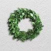 Storied Home Preserved Genuine Boxwood Wreath Green - 2 of 4