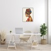 Stupell Industries Woman Wearing Traditional African Fashion Headwrap Black Framed Giclee Art - 2 of 4