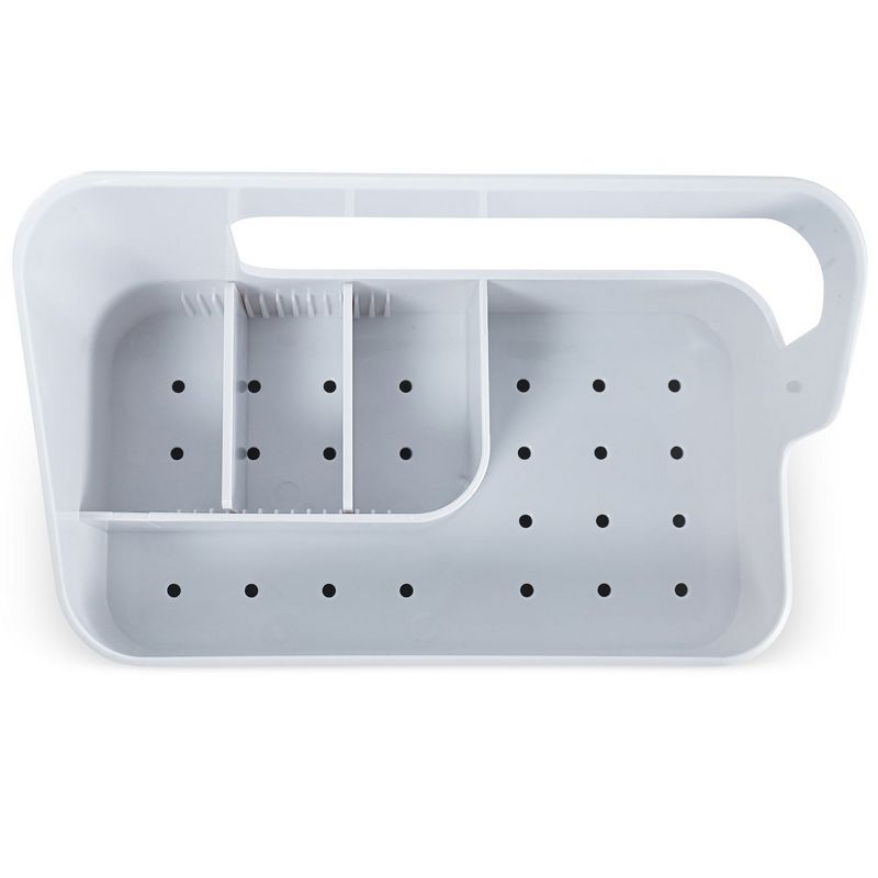 Cheer Collection Kitchen Sink Sponge Organizer with Drip Tray, 3 of 8
