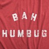 Mens Bah Humbug T Shirt Funny Ebeneezer Scrooge Xmas Party Tee For Guys - Crazy Dog Men's T Shirt - 2 of 4