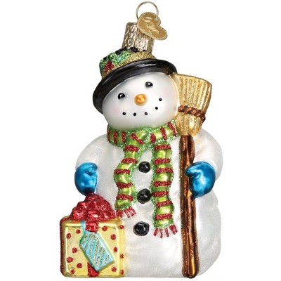 Old World Christmas Glass Blown Ornament, Gleeful Snowman