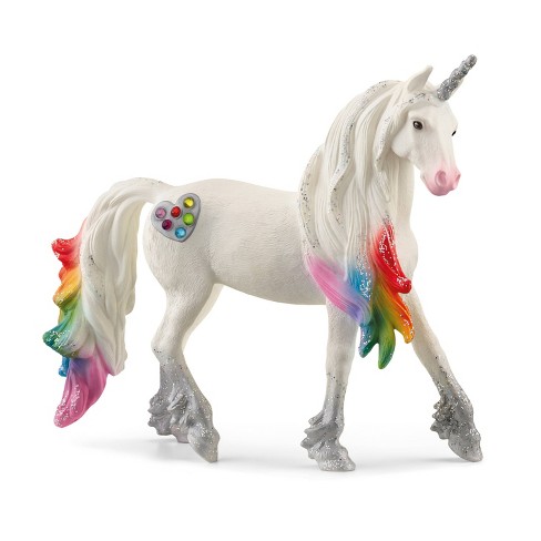 Schleich Rainbow Love Unicorn Stallion Animal Figure : Target