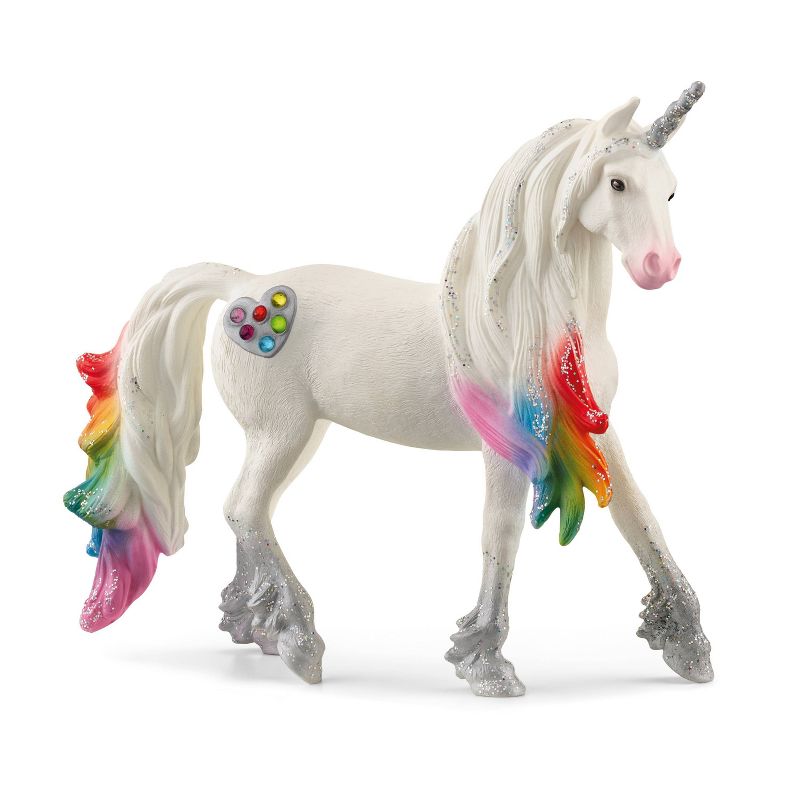 Schleich Rainbow Love Unicorn Stallion Animal Figure, 1 of 6