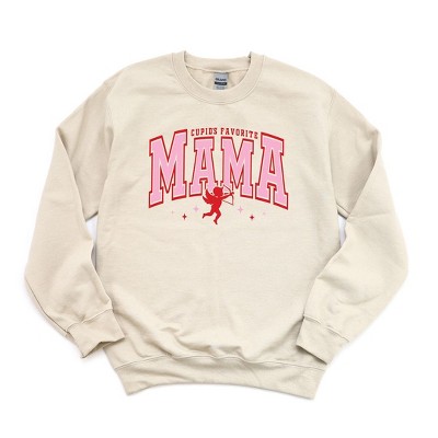 Simply Sage Market Women's Graphic Sweatshirt Cupid's Favorite Mama