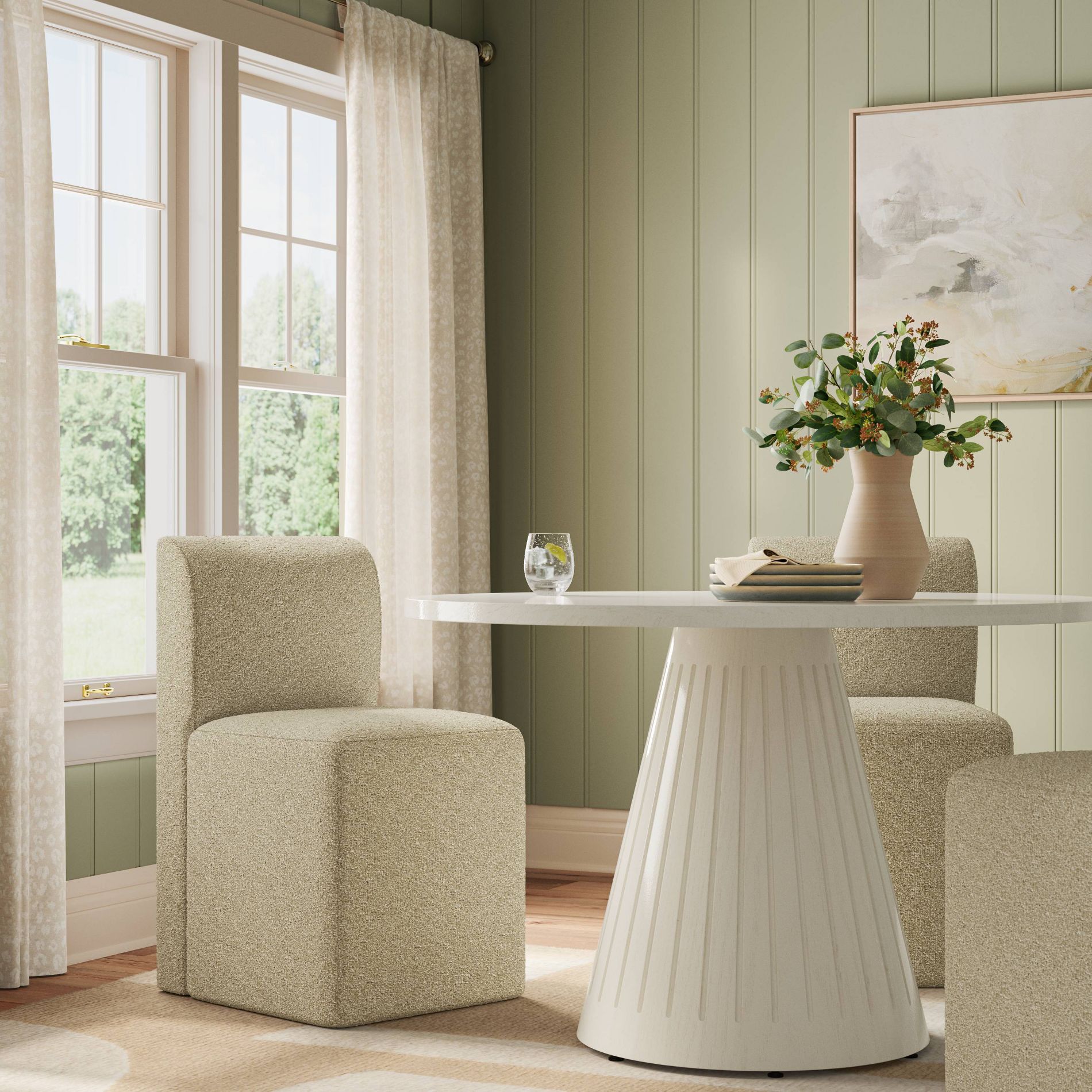 Cora Dining Chair in Milano Buff - Threshold™