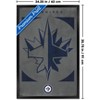 Trends International NHL Winnipeg Jets - Logo 25 Framed Wall Poster Prints - 3 of 4
