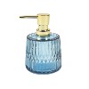 Cameo 3pc Bathroom Set - Soap/Lotion Dispenser, Toothbrush Holder, Tumbler, Non-Slip Protective Silicone Feet - 3 of 4