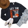 Simply Sage Market Women's Graphic Sweatshirt Let The Madness Begin - 3 of 3