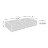 Twin Size Platform Bed with Storage Drawers for Bedroom - 3 of 4