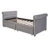 Twin Size Upholstered Daybed with Drawers - 3 of 4