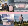 HTUTWOO Travel Backpack For Women Men, Weekender Trips Sports Travel Essentials,With USB Charging Port & Shoe Pouch Laptop Compartment, Back to School - 3 of 4
