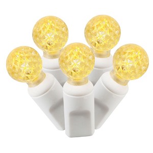 Vickerman Single Mold G12 Berry LED Christmas light set 6"Sp 25'L - 1 of 1
