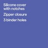 Silicone Charm Binder Pencil Pouch - up&up™ - 4 of 4