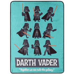 Northwest Star Wars Micro Raschel Throw Blanket, 46" x 60", Empire Rules Multicolored - 1 of 4