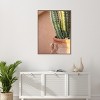 Amanti Art Green On Orange by Raisa Zwart Canvas Wall Art Print Framed - 3 of 4