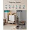 8-Drawer Fabric Dresser with Steel Frame, 66 lb Top Load Chest of Drawers, Multi-Use Storage Organizer for Bedroom Entryway - 2 of 4