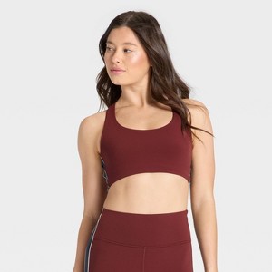 Women's Everday Soft Light Support Piped Longline Sports Bra - All In Motion™ - 1 of 4