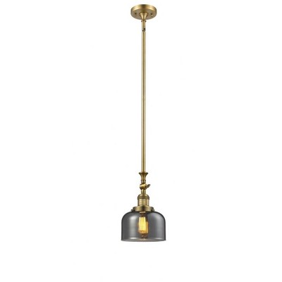 Bell - 1 Light Stem Hung Tiltable Mini Pendant In Industrial Style-14 Inches Tall and 8 Inches Wide