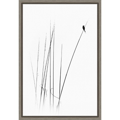 Amanti Art a sabbatical (Bird) by Swapnil Canvas Wall Art Print Framed 16-in. x 23-in.