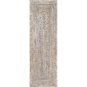 Nuloom Eliz Braided Denim and Jute Indoor Area Rug - 1 of 4