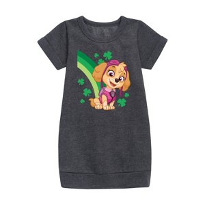 Girls' - Nickelodeon - Paw Patrol Graphic Short Sleeve Fleece Dress - 1 of 2