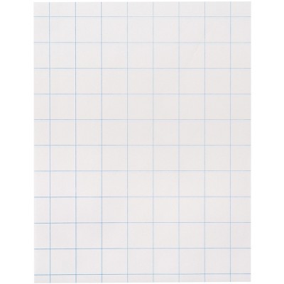 school smart graph paper 8 1 2 x 11 inches 15 lbs 1 inch grids pk of 500 target