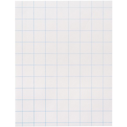 school smart graph paper 8 1 2 x 11 inches 15 lbs 1 inch grids pk of 500 target