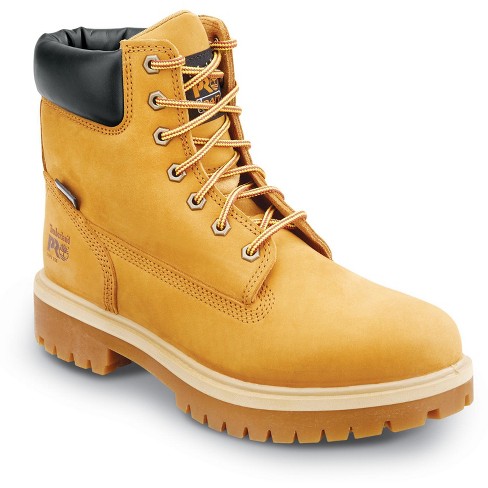 Timberland PRO Men's Soft Toe MaxTRAX Slip Resistant Wheat Work Boots - 15  Wide