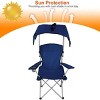 Racxily Foldable Beach Canopy Chair Sun Protection Camping Lawn Canopy Chair 330LBS Load Folding Seat - 4 of 4
