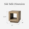 Maven Lane Artemis Contemporary Wooden Side Table - 4 of 4
