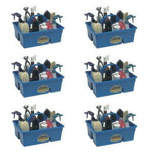 Little Giant Stable Supplies Plastic Organization DuraTote Box, Blue (6 Pack) - 1 of 2