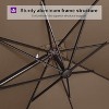 PURPLE LEA Cantilever Patio Umbrella with Base Included Square Umbrella with 360° Rotation and Aluminum Offset Hanging Outdoor Umbrella - 4 of 4