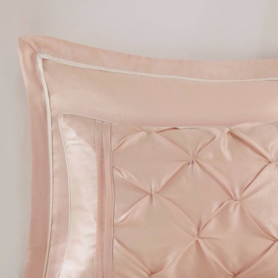 Blush King Microfiber Down Alternative 24-Piece Bedding Set