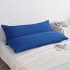 2 Pack Brushed Microfiber Body Pillowcases, Super Soft Body Pillow Cover with Envelope Closure - NTBAY - 3 of 4