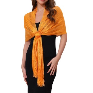 INSPIRE CHIC Women's Fashion 100% Polyester Pashmina Shawls 1 Pc - 1 of 4
