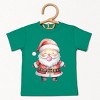 Watercolor Santa Bubblegum - Toddler Short Sleeve Graphic T-Shirt - 2 of 4